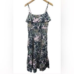 Vineyard Vines Wild Floral Maxi Dress with Spaghetti Straps
